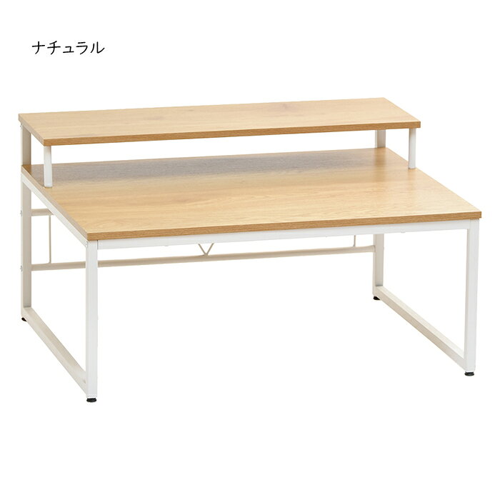 机 組立式 メラミン ローデスク ONDK0108 幅800x奥行650x高さ450mm B.Bファニシング [3]