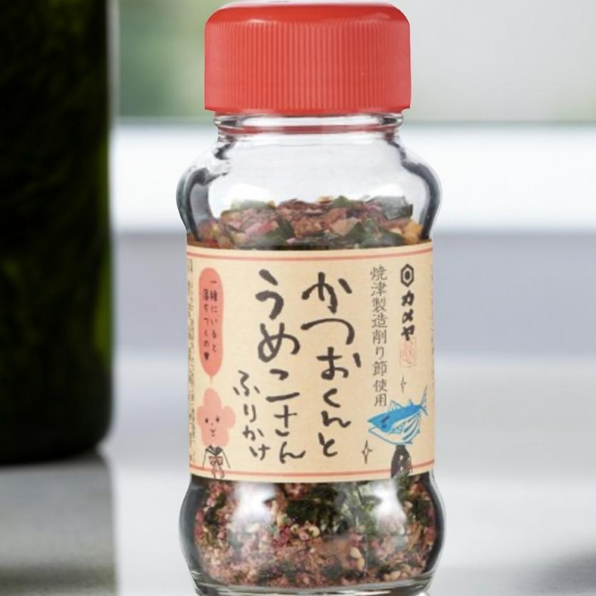 かつおくんとうめこさん　ふりかけ　ご飯のお供　食卓　かつお　梅　調味料　お弁当　ご飯...