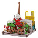 PUSUPUSU パリ ハコモ hacomo ペーパークラフト キット クリスマス 工作キット 小学生 工作 キット 知育 おもちゃ 誕生日プレゼント 子供 お...