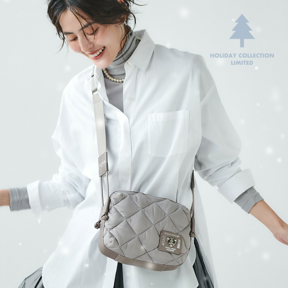 【ATAO公式】Xmas限定/コラッツァ/2025ホリデーコレクション/撥水/モード/ストリート/超軽量/ボディバッグ/サコッシュ/ナイロン/カメラバッグ/ボンディング加工/ユニバ―サル/男女兼用/ユニセックス/パチャートシリーズ/ブランド/プレゼント/ギフト/クリスマス/Xmas