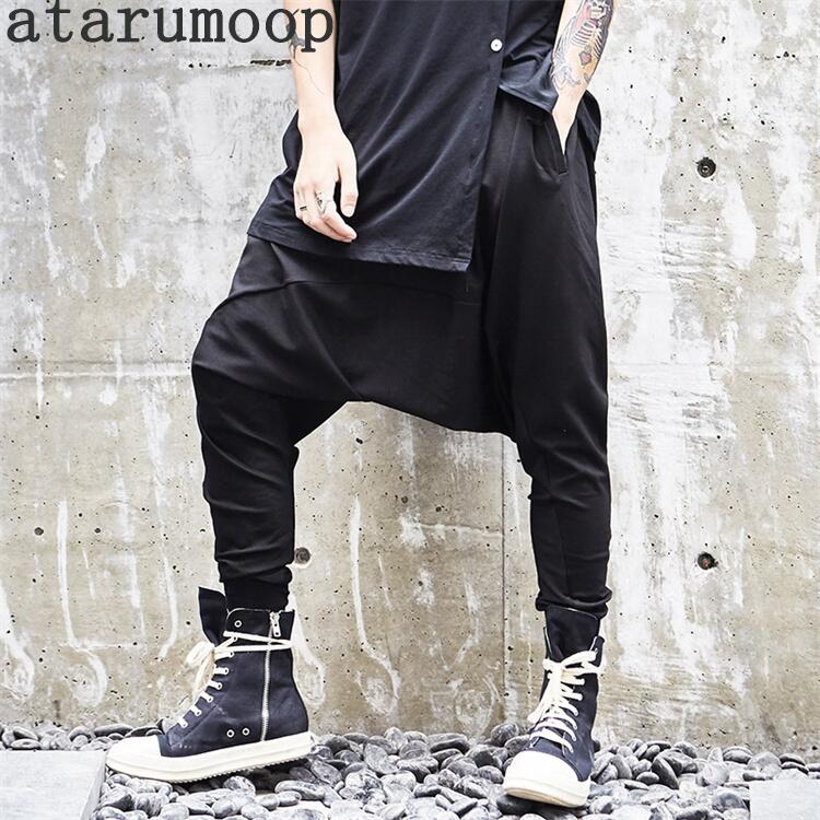 Sweat Pants - 送料無料 サルエルパンツ メンズ レディース サルエルパンツ ダンス アシメ 変形 ダンスパンツ スウェット ブラック? アラジンパンツ