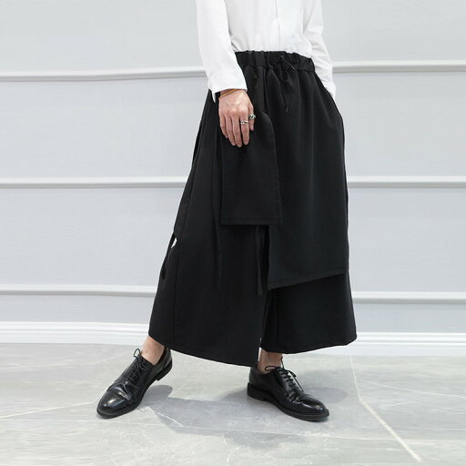 メンズ サルエルパンツ ワイドパンツ 個性的 ユニーク ゆったり ボトムス エスニックファッション オールシーズン 大きいサイズ 春夏 無地 ズボン ロングパンツ 九分丈 韓国ファンション ダンス モード系 黒 メンズ サルエルパンツ ワイドパンツ 個性的 ユニーク ゆったり ボトムス エスニックファッション オールシーズン 大きいサイズ 春夏 無地 ズボン ロングパンツ 九分丈 韓国ファンション ダンス モード系 黒