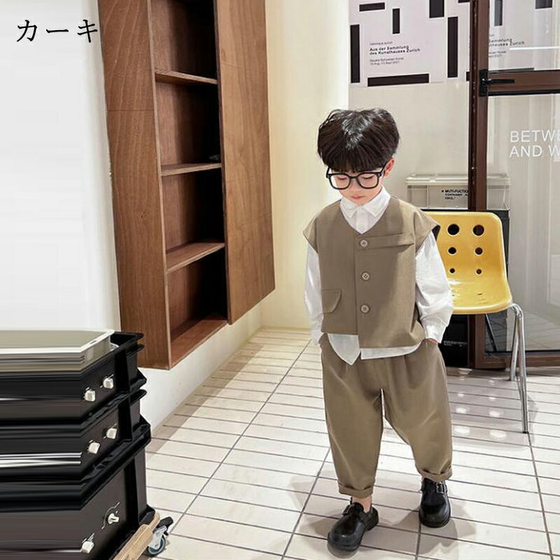 3点セット 子供服 フォーマルスーツ 男の子 子供スーツ 男の子 キッズ フォーマル ...