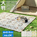 ★期間限定タイムセール★ レジャーシート 大きい 厚手 防水 180x200 150x200 200x300 ピクニックシート クッション モノトーン おしゃれ...