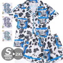 【期間限定!3980円→2580円】 ★部屋着セット★パジャマ レディー 半袖 短パン 夏 敏感肌 前開き レディース メンズ 大人 ルームウェア 可愛い 快眠...