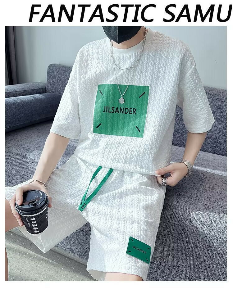 【 送料無料 】 セットアップ メンズ 半袖? ハーフパンツ メンズ 半袖 ショートパンツ メンズ 膝上 短め 上下セット イタリアンカラー タイト 細身 細い...