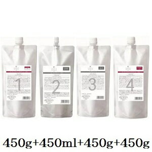 デミ フローディア ST ディープモイスト 1 450g + ST 2-V 450ml + ST 3-F 450g + 4 450g