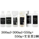 フィヨーレ エフカラープロテージ No.B- 300ml + No.01 300ml +No.02 550g + No.03 550g + エコインボトル 2個