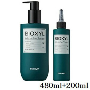 ma：nyo バイオクシルアンチヘアロスシャンプー 480ml + トリートメント 200mlのサムネイル