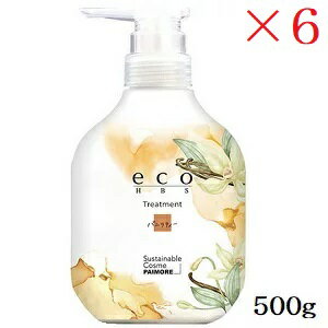 パイモア エコエイチビーエス トリートメント バニラティー 500g ×6セット