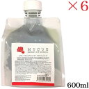 ムクエ スキャルプシャンプー グロッシィローズ 600ml レフィル 詰替用 ×6セット(4)