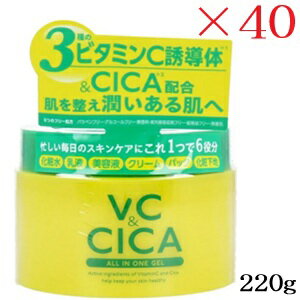 VC ＆ CICA オールインワンゲル 220g ×40セット