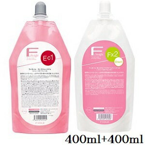 フィヨーレ BLストレート FEC 1剤 400ml + クリーム フィックス F 2剤 400ml