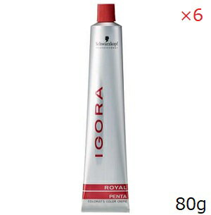 シュワルツコフ イゴラ ロイヤルペンタ 80g プラチナシルバー PS8PP ×6セット (医薬部外品)