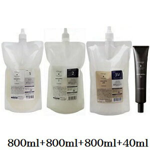 ルベル ヴィージェ ヘアサプリ 1 800ml + 2 800ml + 3V 800ml + ヘアサプリ プラス 40ml レフィル 詰替用