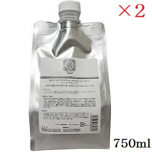 カペリッチ プラチナム ヘアソープ スーパー 750ml レフィル 詰替用 ×2セット(4)