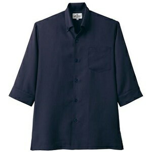 チトセ リビモード シャツ 五分袖 7757 C-5ネイビー L