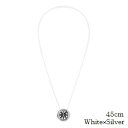 (正規品)バンデル メタル ネックレス White×Silver 45cm