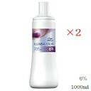 ウエラ イルミナカラー クリームディベロッパー 1000ml 6% ×2セット (医薬部外品)