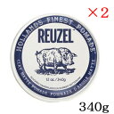 ルーゾー REUZEL ミディアムホールド クレイ マット ポマード 340g ×2セット(4)