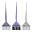 フラマー ヘアカラーブラシ 3本セット ファンシーグリッターワイド