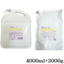 ナプラ ファンタスケア Dシャンプー 4000ml レフィル 詰替用 + Dトリートメント 3000g レフィル 詰替用