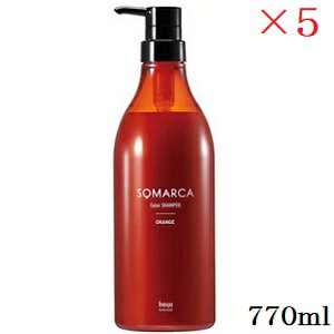 ホーユー ソマルカ カラーシャンプー オレンジ 770ml ×5セット