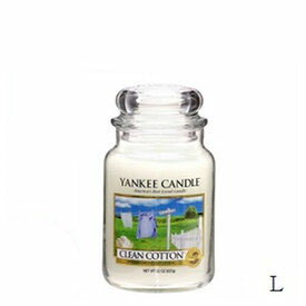 Yankee candle ヤンキーキャンドル ジャーLサイズ K-006-05-01 クリーンコットン