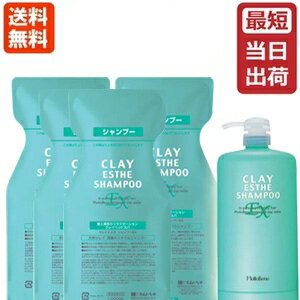 【あす楽】モルトベーネ クレイエステ EX シャンプー 1000ml×4本 リフィル 業務用 詰め替え 送料無料 MoltoBene ClayEsthe【即納】【ビューティーエクスペリエンス】