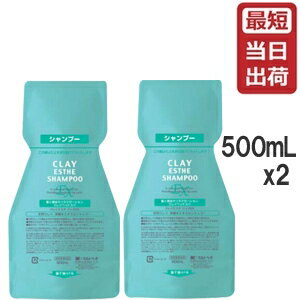 【あす楽】モルトベーネ クレイエステ シャンプーEX 500ml×2本 セット リフィル 詰め替え 即納[頭皮ケア/激安/超お得]　MoltoBene ClayEsthe【ビューティーエクスペリエンス】[おすすめ品]