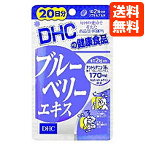 楽天あっと美人【ネコポス便送料無料】DHC サプリメント ブルーベリーエキス 20日分 パソコンやTVゲームをよくする方に