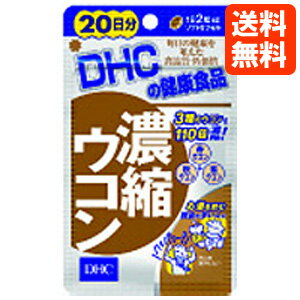 【ネコポス便送料無料】DHC サプリメント 濃縮ウコン 20日分