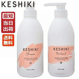 【あす楽】KESHIKI(ケシキ) シャンプー 480mL + トリートメント 480g セット / ヒートダメージ 補修 保湿