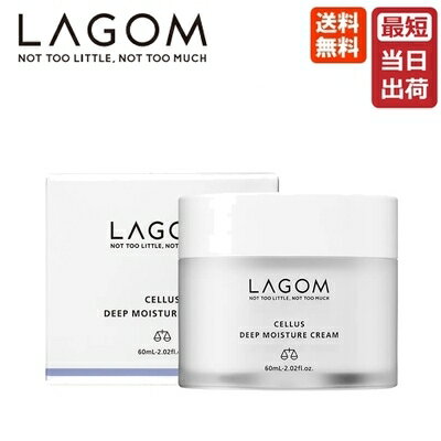 【国内正規品】LAGOM ラゴム ディープ モイスチャークリーム 60mL 送料無料 高保湿 乾燥 透明感 韓国コスメ