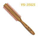 Y.S.PARK YS-35G5 カールシャインスタイラー ロールブラシ (YS-35G5 ブローブラシ ヘアブラシ 豚毛 直径34mm ワイエスパーク)