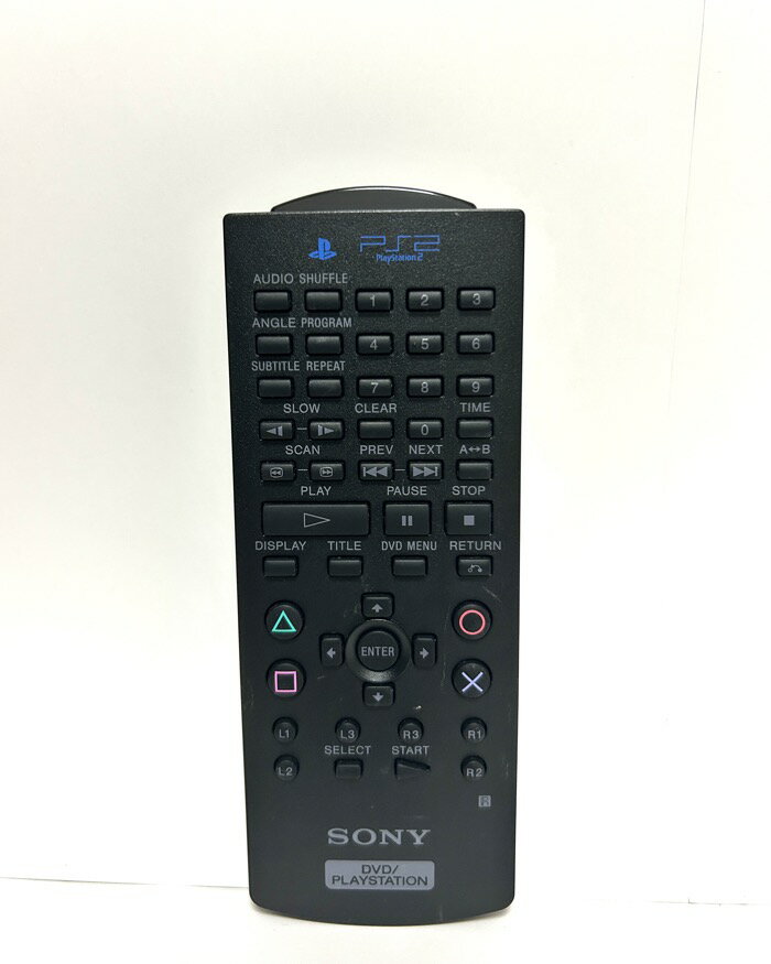 Other - 【送料無料】 SONY 純正 PS2専用 DVD リモートコントローラー SCPH-10150 プレイステーション2 プレステ2 ソニー リモコン 赤外線テスト済 中古