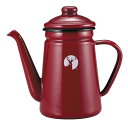 キャプテンスタッグ(CAPTAIN STAG) ホーロー コーヒーポット 700ml レッド UH-525