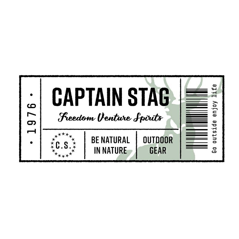 キャプテンスタッグ(CAPTAIN STAG) CSデザインステッカー チケット・レクタ UM-1569