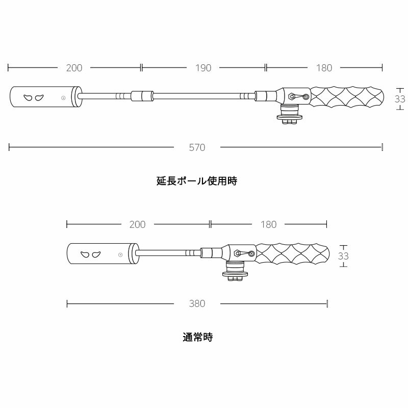 MINIMAL WORKS(ミニマルワークス) 【国内正規品】FIRE HAMMER ファイヤーハンマー トーチ MGAC-HT000-GO0FF 2