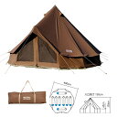 NEUTRAL OUTDOOR(ニュートラル アウトドア) NT-TE21 TCテント4.0 5~8人用 ブラウン 46272(4)