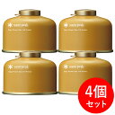 スノーピーク(snow peak) ギガパワーガス110プロイソ×4【4点セット】 GP-110GR