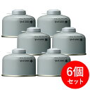 スノーピーク(snow peak) ギガパワーガス110イソ×6【6点セット】 GP-110SR