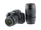 【あす楽】【中古】《良品》【6ヶ月保証】Canon EOS Kiss X2 + EF-S 18-55mm IS EF100-300mm デジタルカメラ デジタル一眼レフカメラ 標準 望遠 ズームレンズ APS-C機 入門機 エントリー機 小型 軽量 純正バッテリー EFマウント
