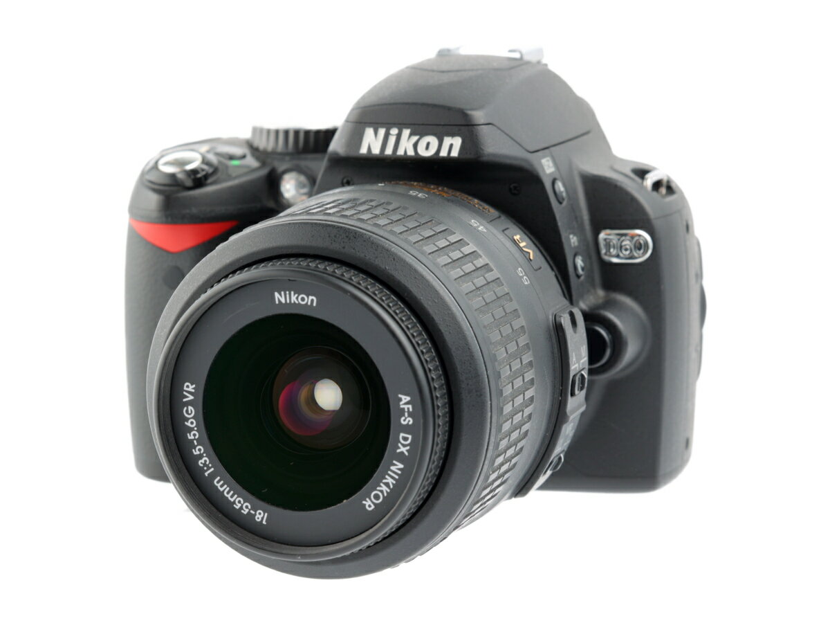 【あす楽】【中古】《良品》【6ヶ月保証】Nikon D60 AF-S DX NIKKOR 18-55mm F3.5-5.6G デジタル一眼レフカメラ 標準ズームレンズ 入門機 軽量 小型 APS-C DXフォーマット 一眼レフカメラ Fマウント