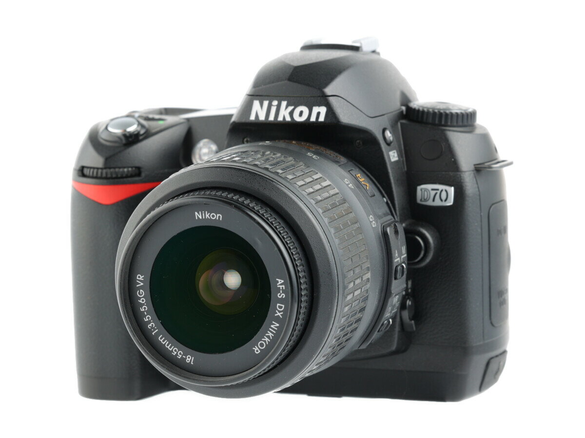 【あす楽】【中古】《良品》【6ヶ月保証】Nikon D70 + AF-S NIKKOR 18-55mm F3.5-5.6G VR 610万画素 APS-C デジタル一眼レフ 運動会 発表会 Fマウント