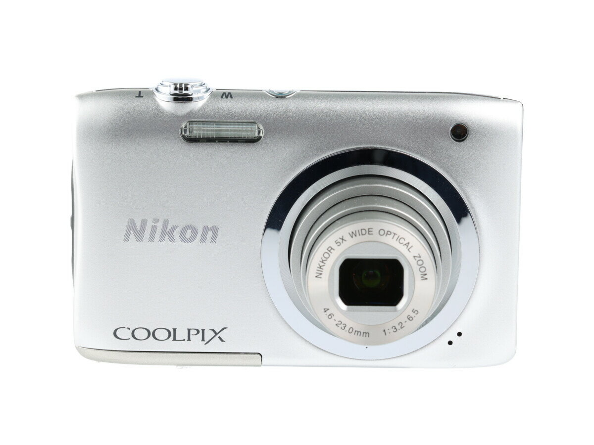 【あす楽】【中古】《美品》【6ヶ月保証】Nikon COOLPIX A100 2005万画素 光学5倍ズーム シルバー コンデジ コンパクトデジタルカメラ 小型 軽量 スナップ 旅行