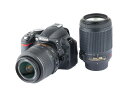 【あす楽】【中古】《良品》【6ヶ月保証】Nikon D3100 AF-S DX NIKKOR 18-55mm F3.5-5.5 G VR 55-200mm F4-5.6G デジタル一眼レフカメラ 標準 望遠 ズームレンズ ダブルズームレンズ 1420万画素 APS-Cサイズ DXフォーマット 運動会 発表会 入門機 エントリー機 Fマウント