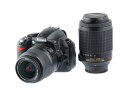 【あす楽】【中古】《良品》【6ヶ月保証】Nikon D3100 AF-S DX NIKKOR 18-55mm F3.5-5.5 GII 55-200mm F4-5.6G デジタル一眼レフカメラ 標準 望遠 ズームレンズ ダブルズームレンズ 1420万画素 APS-Cサイズ DXフォーマット 運動会 発表会 入門機 エントリー機 Fマウント