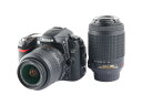 【あす楽】【中古】《良品》【6ヶ月保証】Nikon D80 AF-S DX NIKKOR 18-55mm 55-200mm デジタルカメラ デジタル一眼レフカメラ 標準 望遠 ズームレンズ ミドルクラス機 ベストセラー機 Fマウント