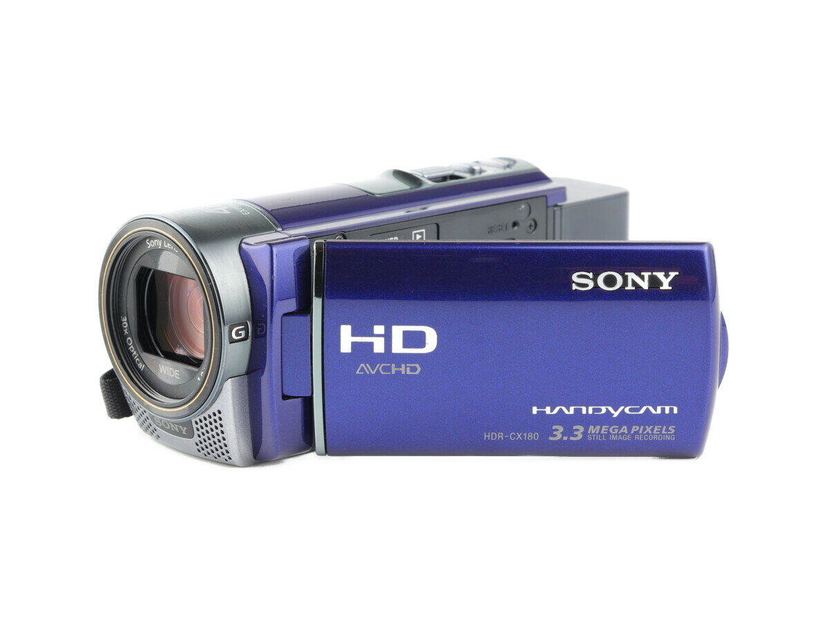 【あす楽】【中古】《良品》【6ヶ月保証】SONY HDR-CX180 光学30倍 フルハイビジョン ハンディカメラ デジタルビデオカメラ 運動会 発表会 イベント